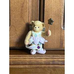 Vintage Cherished Teddies Little Twinkles February February Amethyst Birthstone
